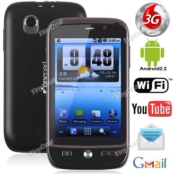 3.45" WQVGA TOUCH AT&T T-Mobile Vodafone Unlocked 3G Bar Mob