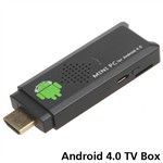 Android 4.0 TV Box with WiFi HDMI 1GB DDR3 4GB NAND Flash